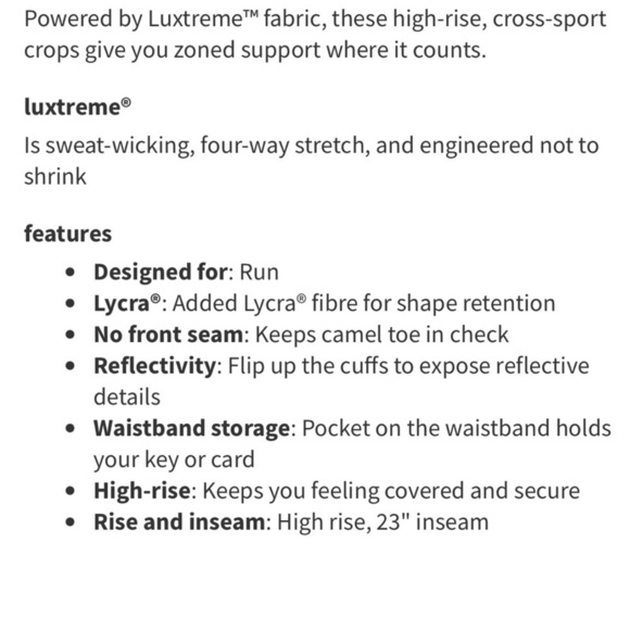 Lululemon Athletica High Rise All The Right Places Crop II 23” Sz 6 Dark Olive - Picture 14 of 14